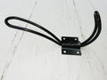 Black Coat Hook Wire School cloakroom style hooks Retro Antique Finish