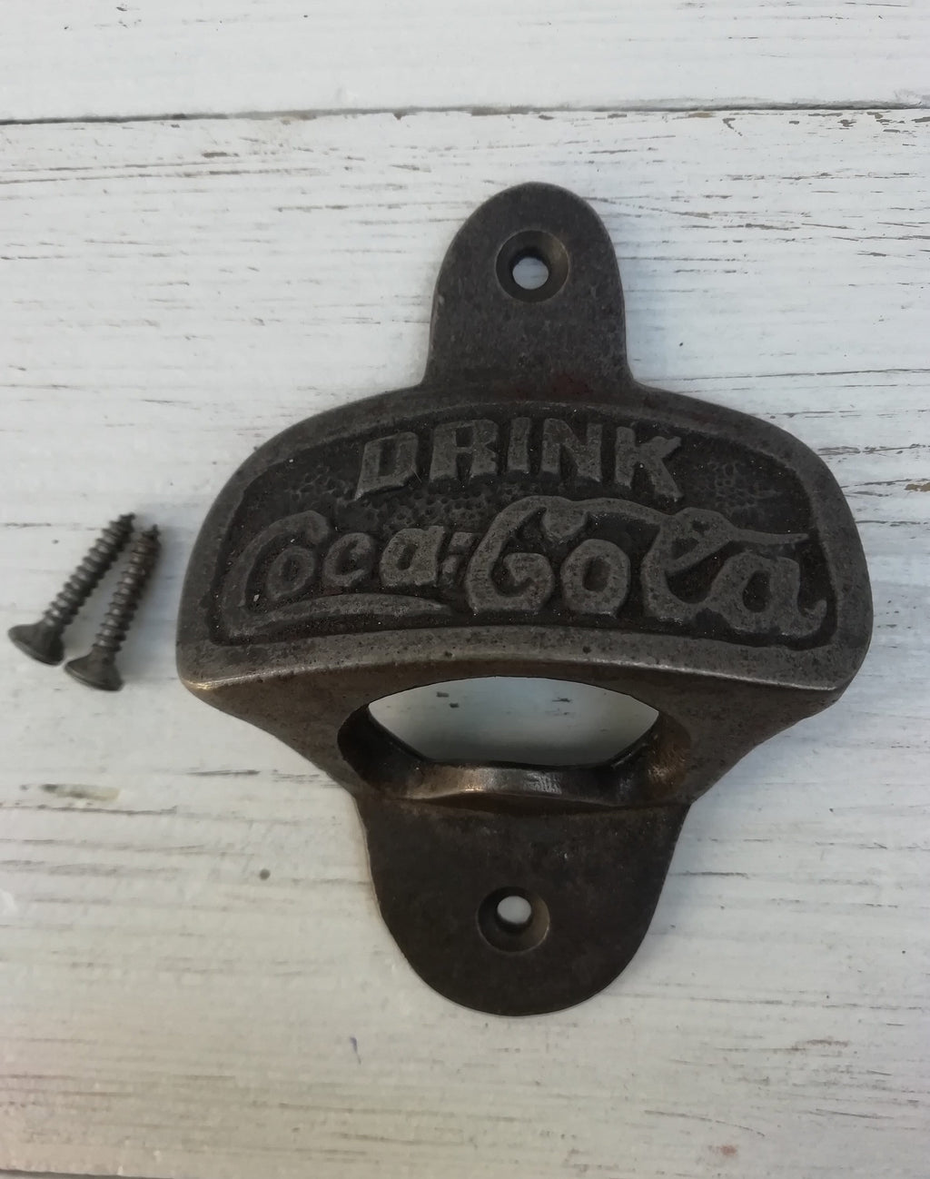 Bottle Opener Wall Mounted COCA COLA Cast antique Iron, Great gift idea, Barware