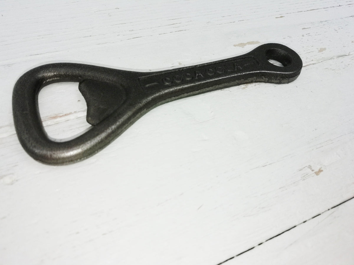 Antique Vintage COCA COLA Handheld Keyring Cast Iron Bottle Opener - Bar, Hotel, Pub, Man cave, Anniversary, Best Man gift idea