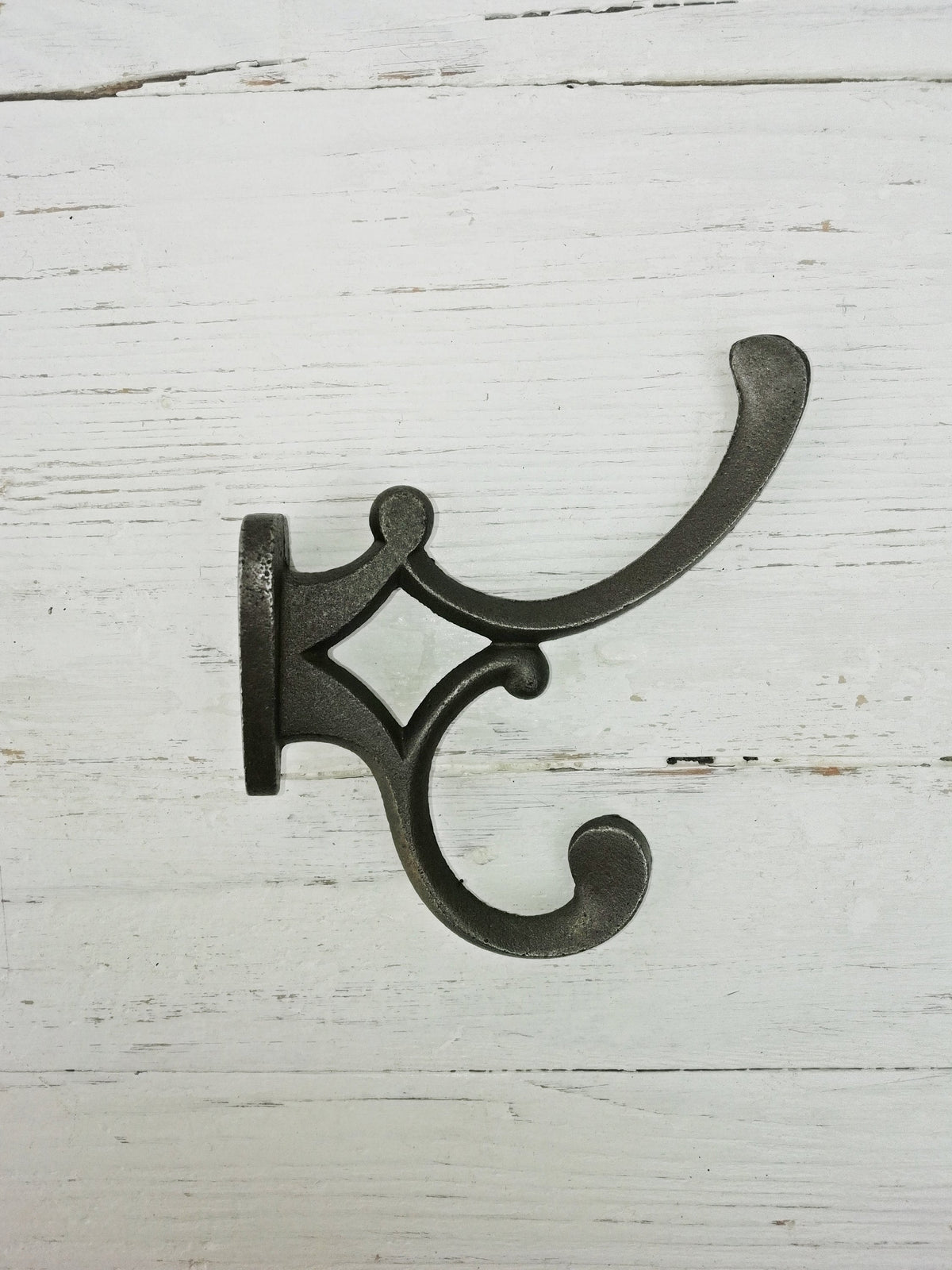 Coat Hook Double ADDISON Art Nouveau antique cast iron hook