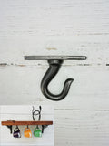 Cup hooks, Utility Hooks, Mug hooks, coat hanger shelf cast antique iron hanging single hooks Drink Barware