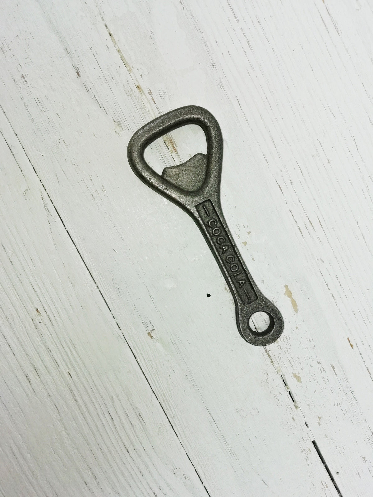 Antique Vintage COCA COLA Handheld Keyring Cast Iron Bottle Opener - Bar, Hotel, Pub, Man cave, Anniversary, Best Man gift idea