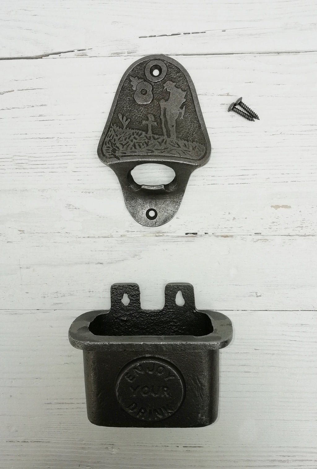 Wall Mounted Cola, Land Rover, Forgotten soldier, Stella, Heineken, Brew Dog etc Beer Bottle Opener with Cap Catcher Great gift idea,Barware