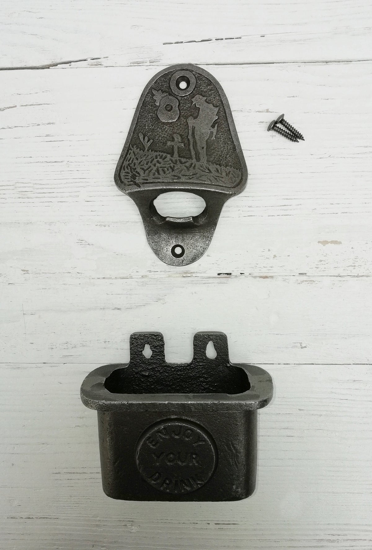 Wall Mounted Cola, Land Rover, Forgotten soldier, Stella, Heineken, Brew Dog etc Beer Bottle Opener with Cap Catcher Great gift idea,Barware