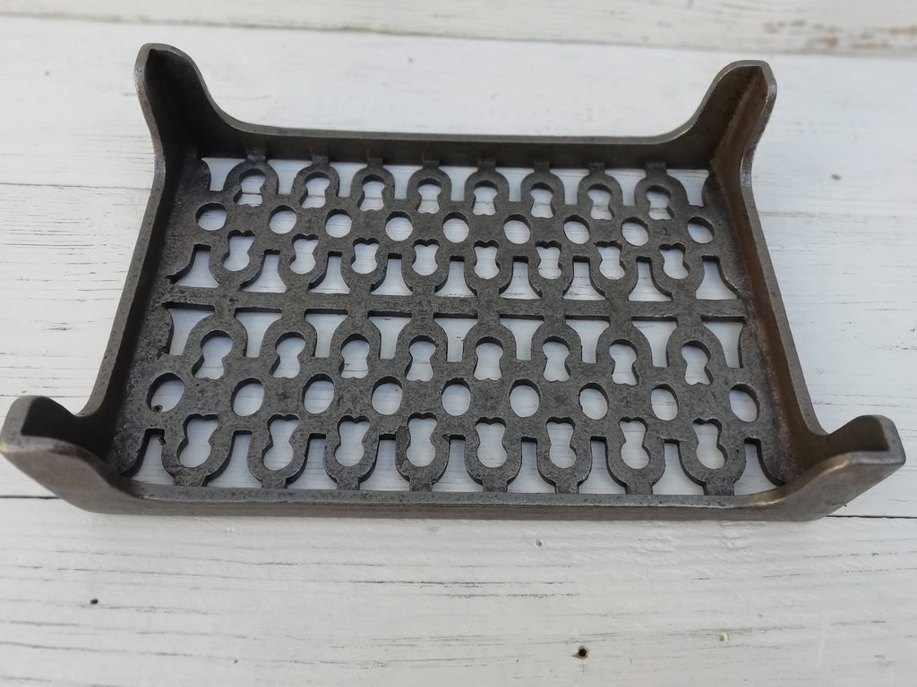 Cast Iron Air Brick/ Trivet stand Vent Victorian style, hot pot stand - 9'' x 6''