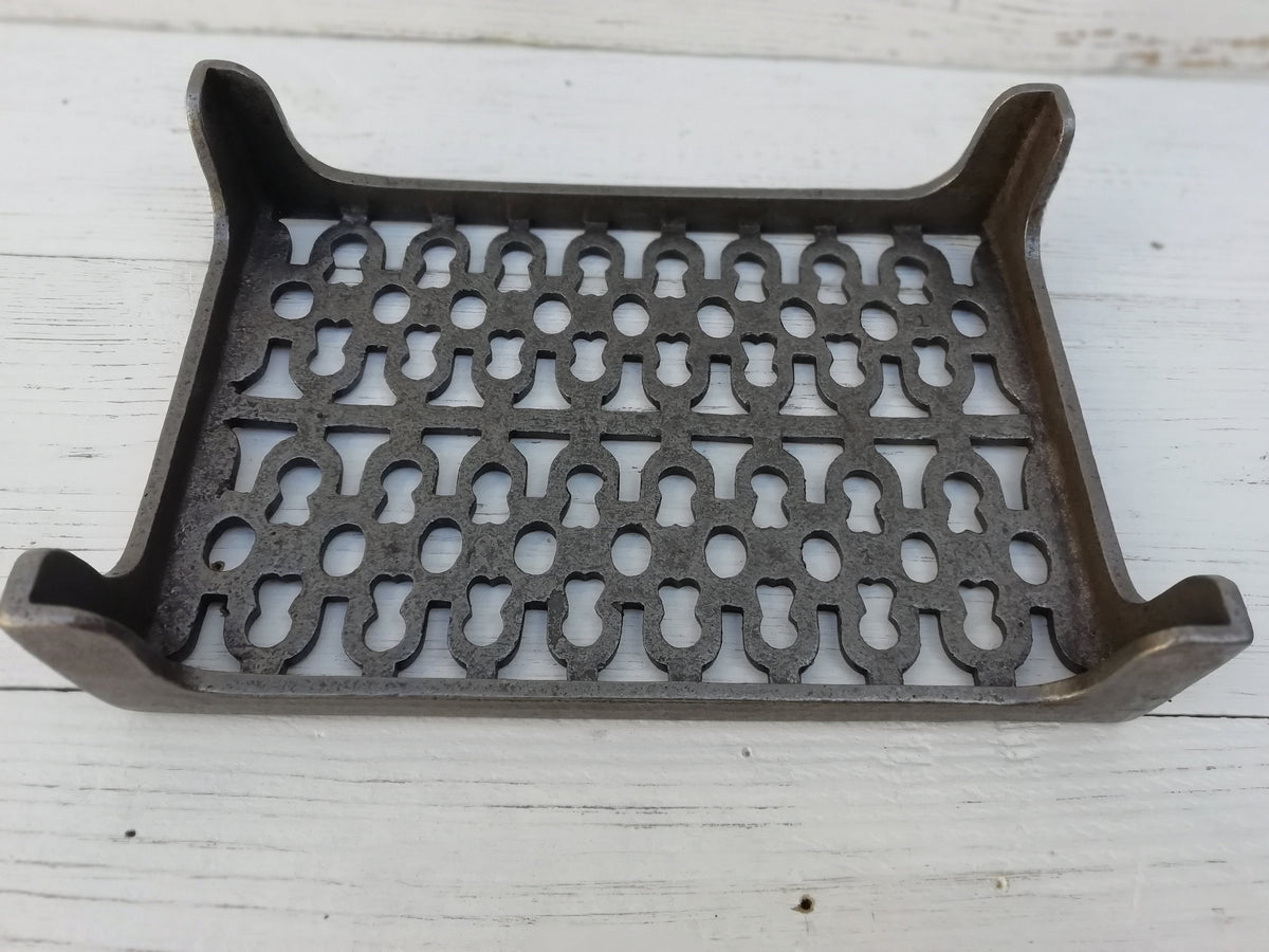 Cast Iron Air Brick/ Trivet stand Vent Victorian style, hot pot stand - 9'' x 6''