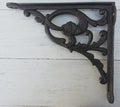 1pc LARGE Shelf Bracket SERPENT Design Cast antique Iron 24cm x 26cm book shelf Wall Bracket Support