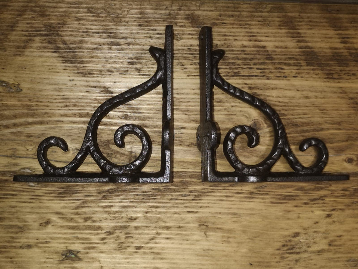 1pc small decorative shelf support INCA design Bracket, wall Support books storage Cast Iron book shelf