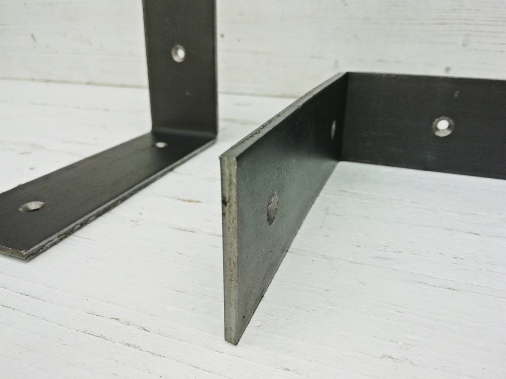 Decorative shelf support L-SHAPE UTILITY Medium Duty Angle Steel LIPPED design Bracket, Industrial style, suitable for scaffold board