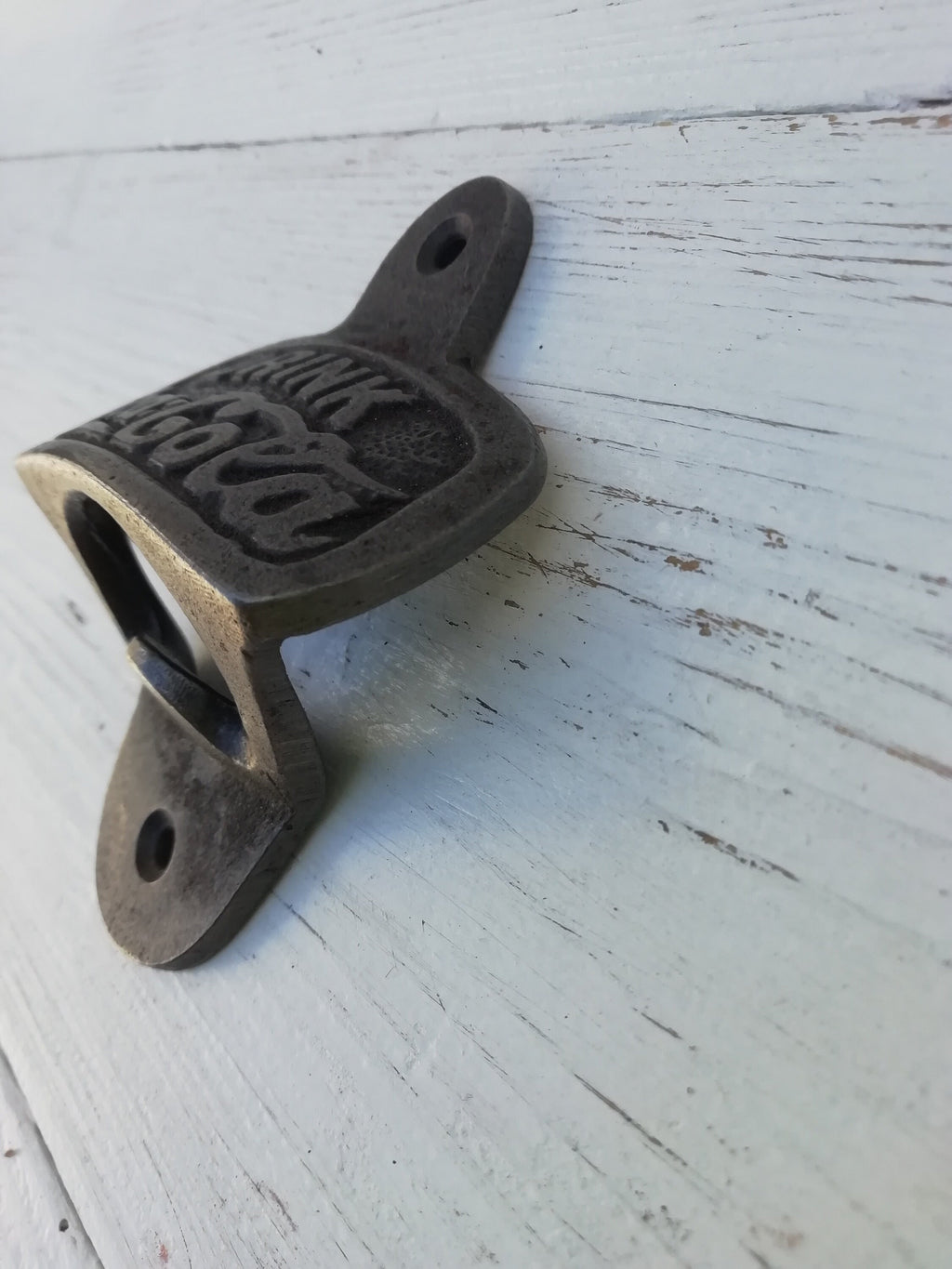 Bottle Opener Wall Mounted COCA COLA Cast antique Iron, Great gift idea, Barware