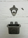 Wall Mounted Cola, Land Rover, Forgotten soldier, Stella, Heineken, Brew Dog etc Beer Bottle Opener with Cap Catcher Great gift idea,Barware