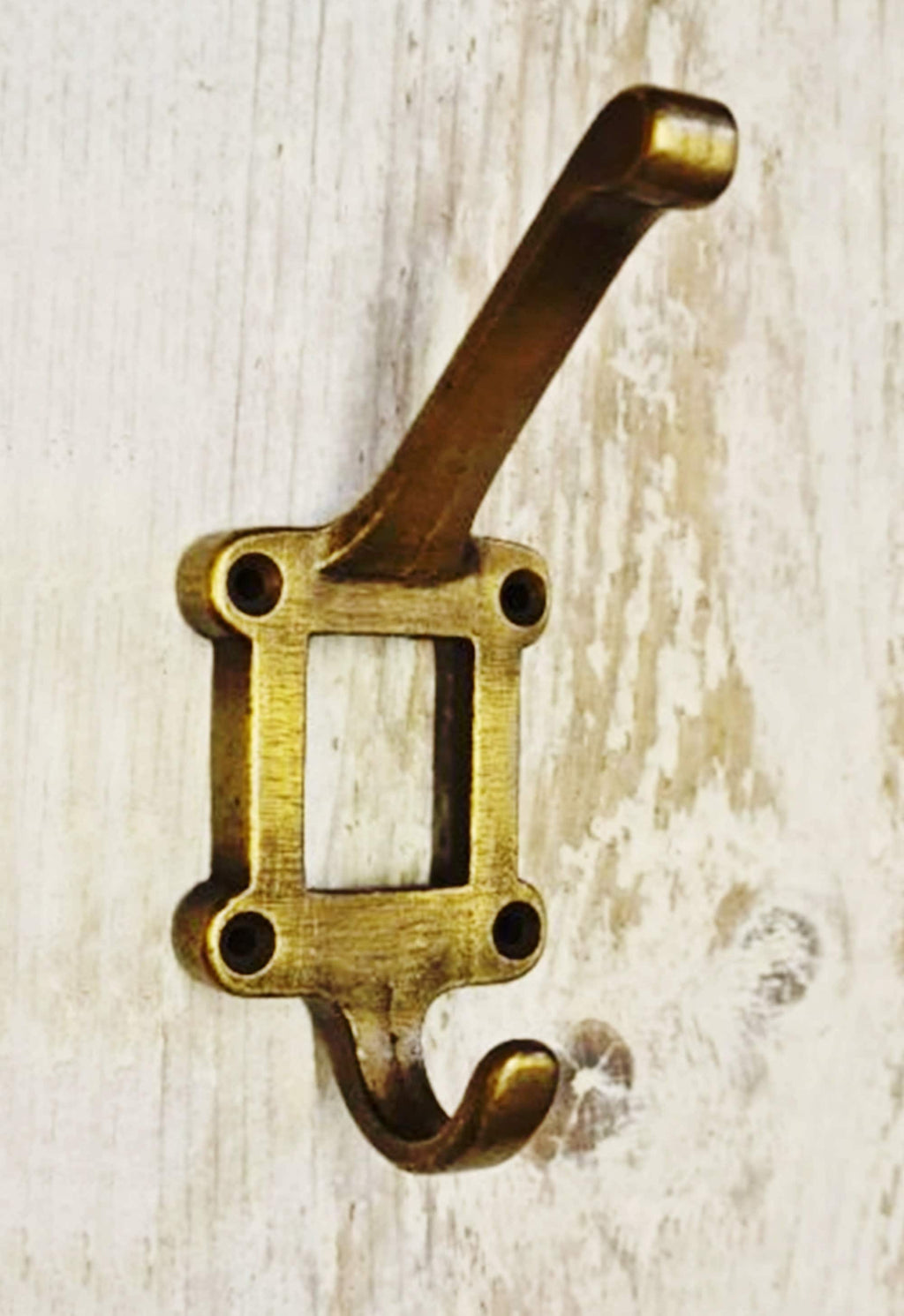 Antique Brass hooks Locker hooks, without ceramic tiles, School/Cloakroom hooks antique, vintage