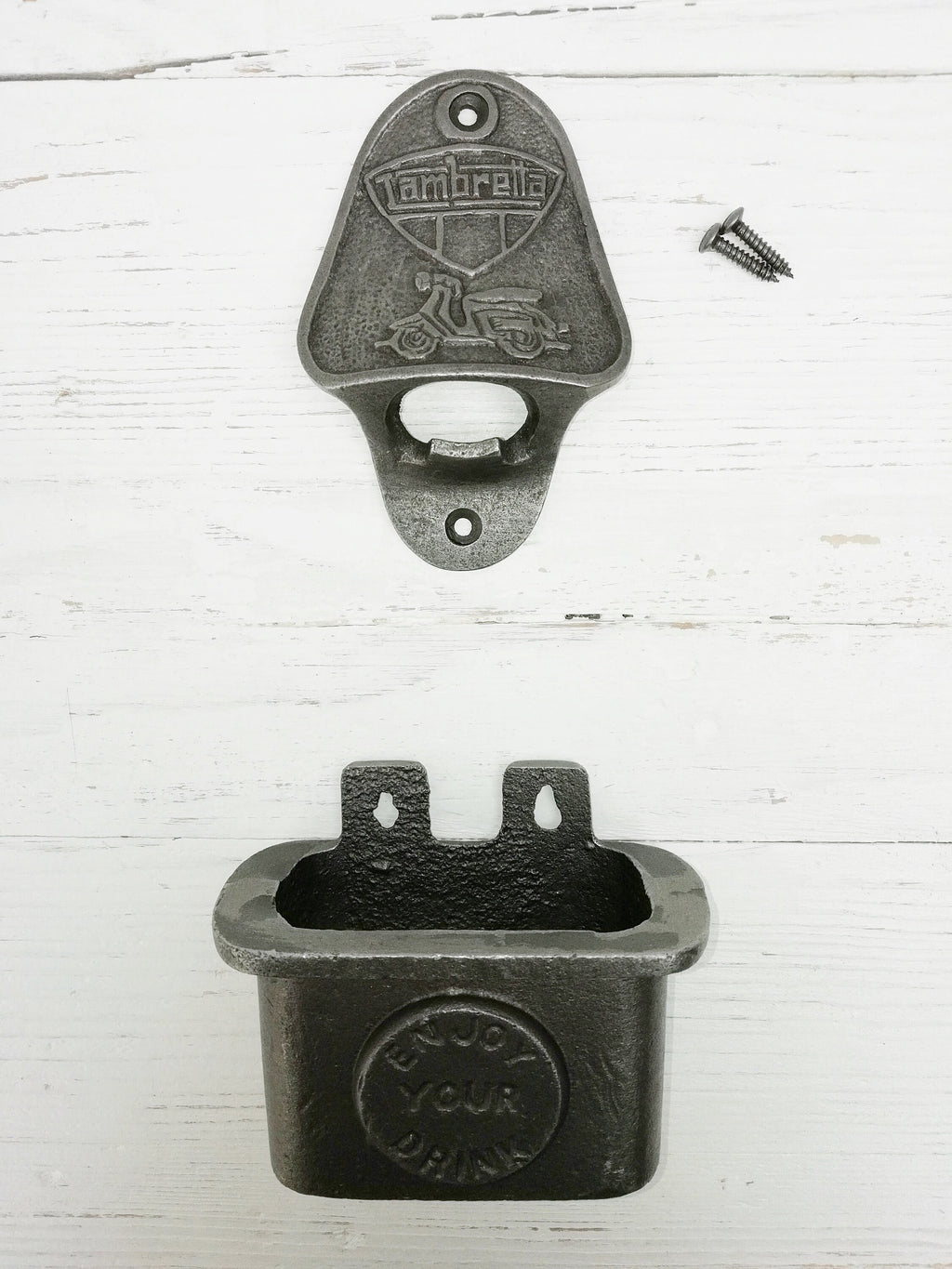 GIFT idea! Xmas Dad Bar MenCave Antique style iron wall mounted bottle openers: Coca-cola/ForgottenSoldier/Stella/Lager/Beer/Leffe etc.