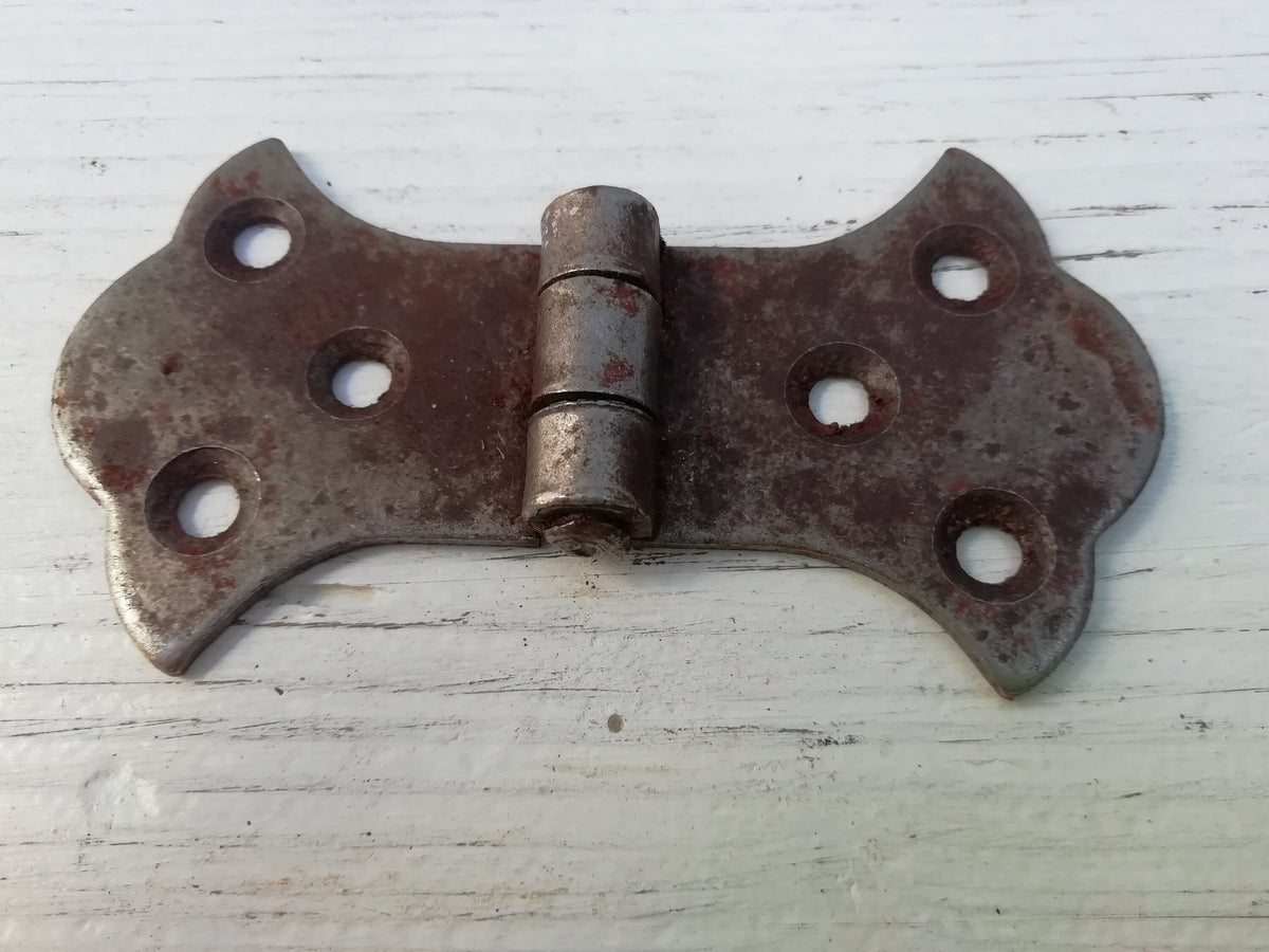1pc Rustic Rusty cast antique iron Ornate Chest Box Trunk Casket Cabinet Gate Door Butterfly Hinges