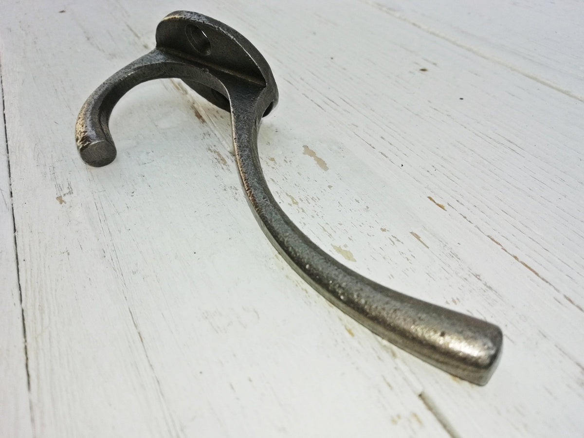 SLEEK DESIGN Beautiful Cast Iron Hat & Coat Hook Decorative Antique Victorian Bedroom Bathroom Door Wall Victorian Vintage Hooks