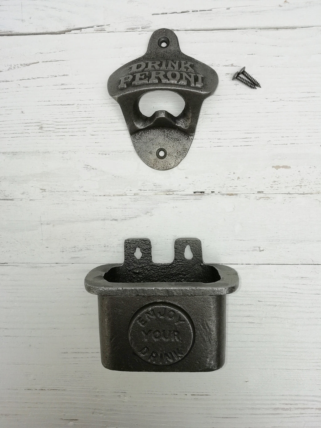 Wall Mounted Cola, Land Rover, Forgotten soldier, Stella, Heineken, Brew Dog etc Beer Bottle Opener with Cap Catcher Great gift idea,Barware