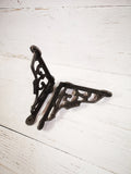 2pcs (a pair) Shelf Wall Bracket GNER 5''x5'' scroll design rustic shelf Bracket wall Support books storage Cast Iron Wall Bracket Support