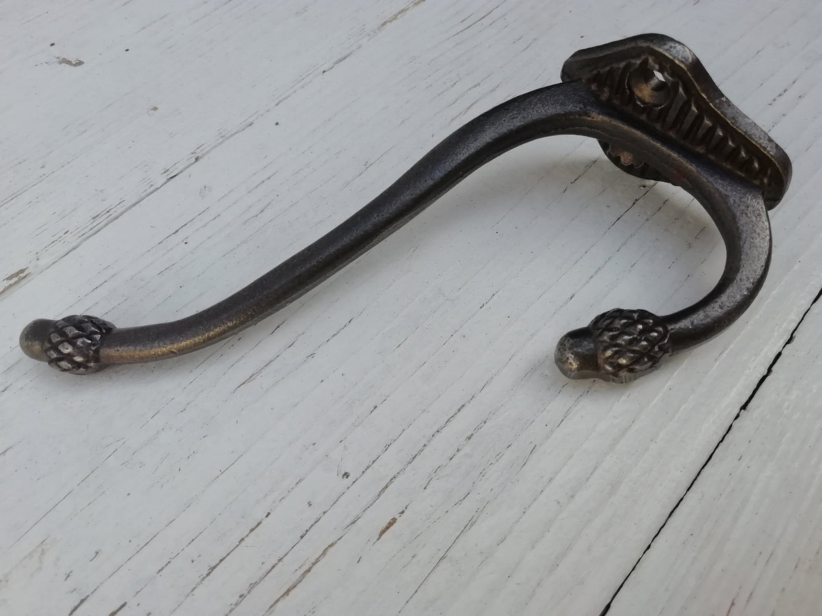 Hat and Coat Hook Pineapple design - Retro Antique Finish Cast antique Iron 11cm