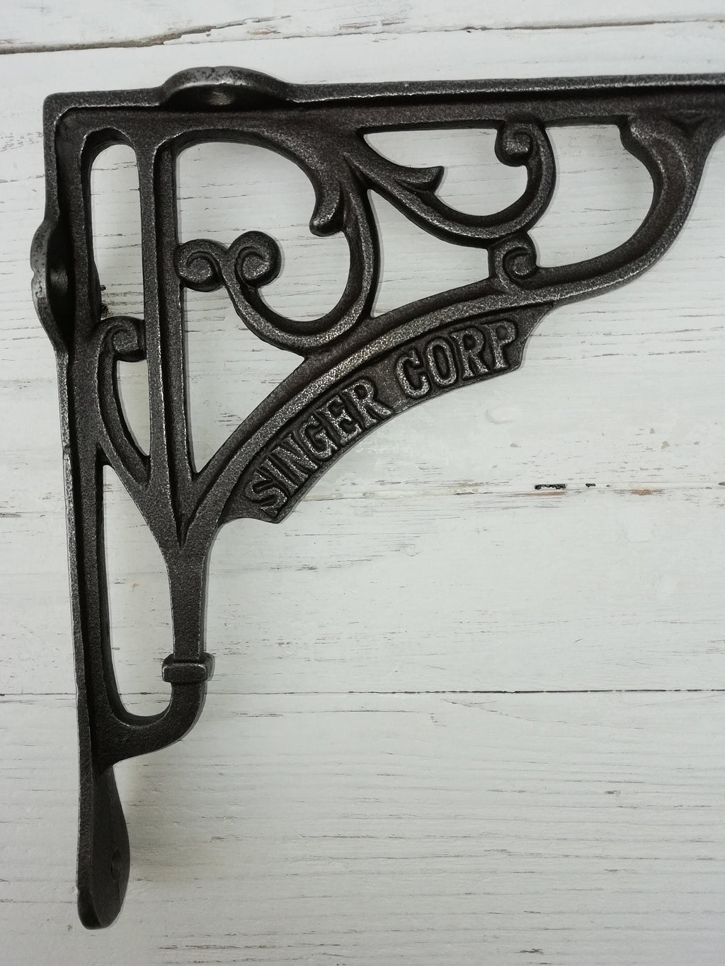 1pc decorative shelf support SINGER design Bracket, wall Support books storage Cast Iron book shelf, suitable for scaffold board