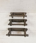 Toilet roll holder cast antique iron - very elegant, scroll design. Wall mounted Choose from London GNER or Traditional