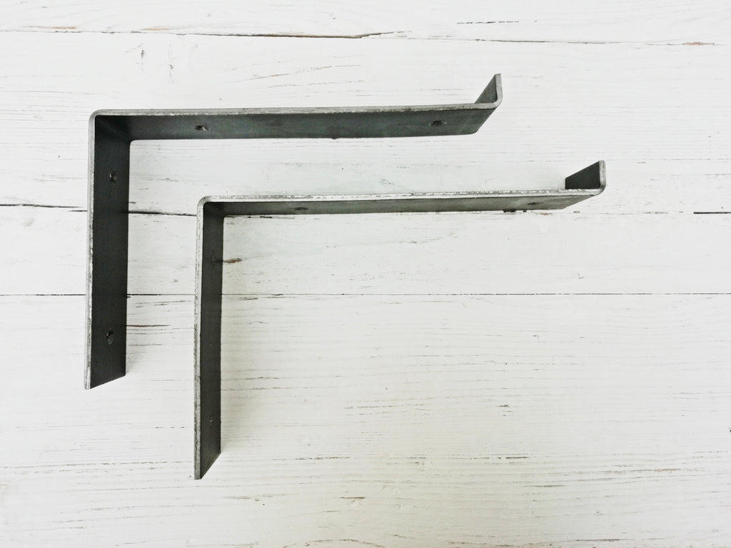 Decorative shelf support L-SHAPE UTILITY Medium Duty Angle Steel LIPPED design Bracket, Industrial style, suitable for scaffold board