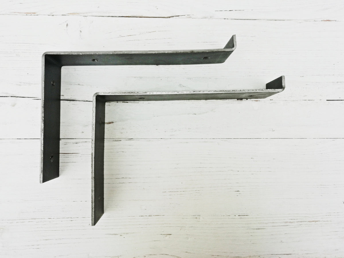 Decorative shelf support L-SHAPE UTILITY Medium Duty Angle Steel LIPPED design Bracket, Industrial style, suitable for scaffold board