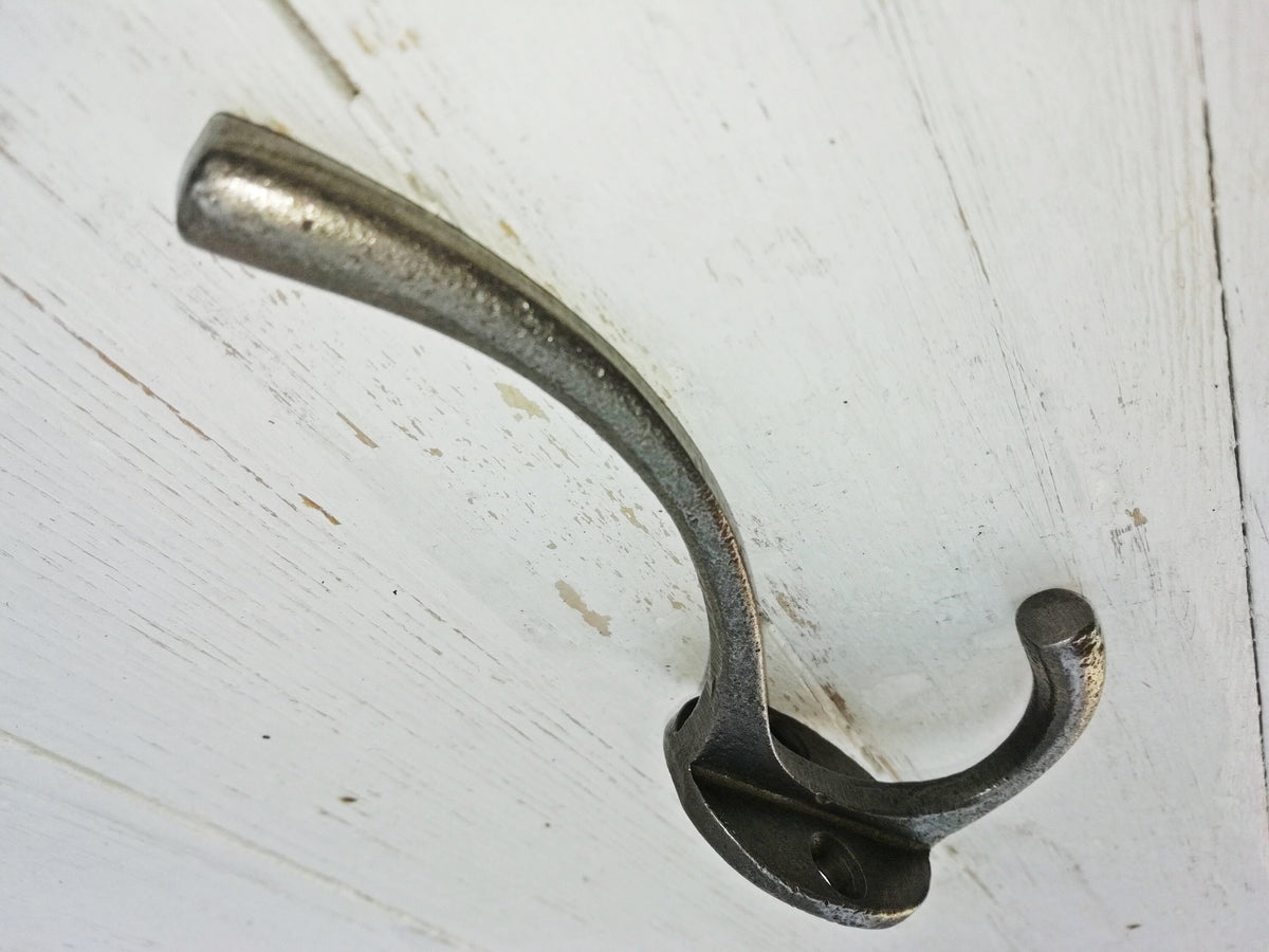 SLEEK DESIGN Beautiful Cast Iron Hat & Coat Hook Decorative Antique Victorian Bedroom Bathroom Door Wall Victorian Vintage Hooks