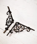 1pc Hanging Bracket DUTCH Antique cast Iron 23x20cm decorative shelf support bracket, wall Support books storage