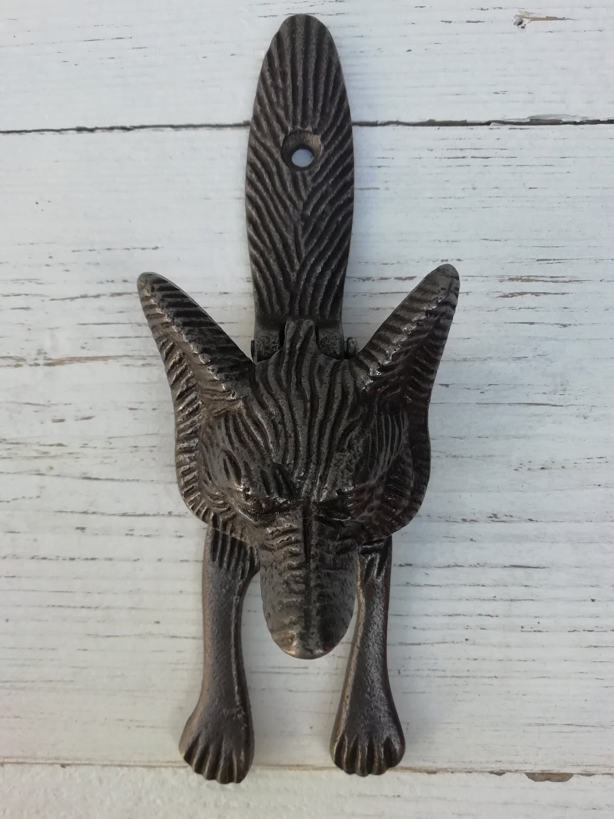 Stunning Classical cast antique iron super cute FOX design Door Knocker Animal Country Style
