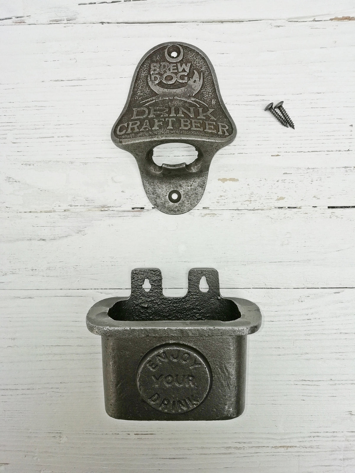 Wall Mounted Cola, Land Rover, Forgotten soldier, Stella, Heineken, Brew Dog etc Beer Bottle Opener with Cap Catcher Great gift idea,Barware